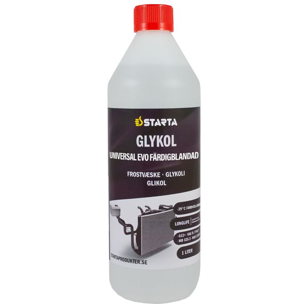 Starta Glykol Universal Evo Longlife, 1L Färdigblandad - 2082210