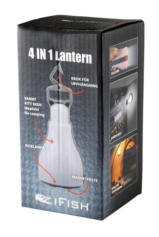 IFISH COB LED 4-i-1 Lanterna - 20214220