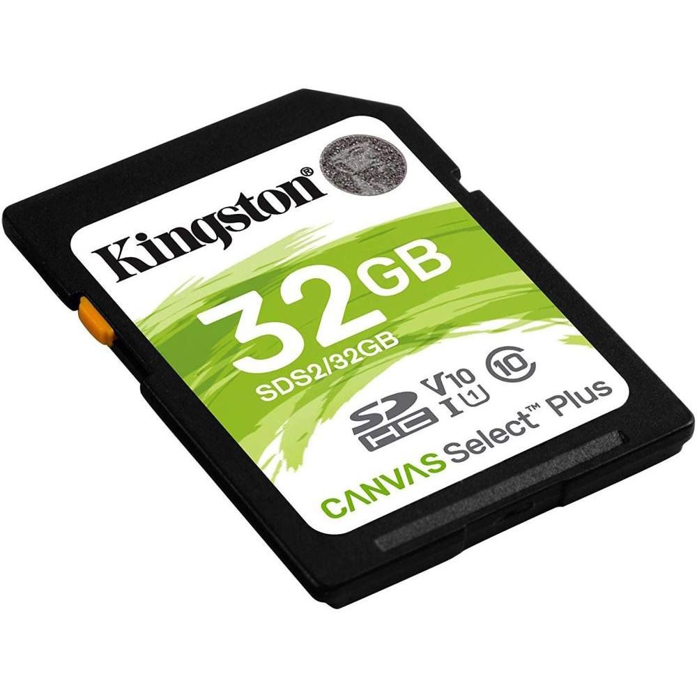 KINGSTON CANVAS SELECT PLUS SDHC 100MBS CLASS 10 32GB - MDF-165714