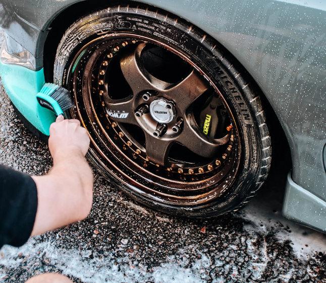 Tyre & rim brush - multiborste - AC-TRB1000