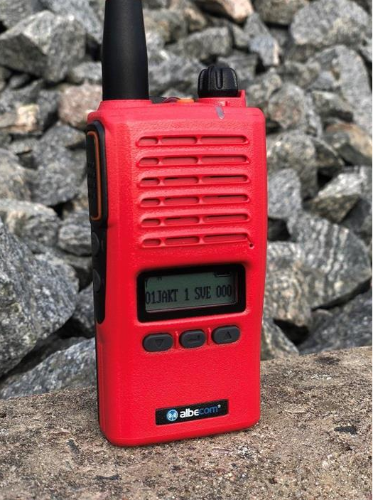 Jaktradio Analog X5-155mhz. Röd. 5watt. IP67 - RALBE155XLR