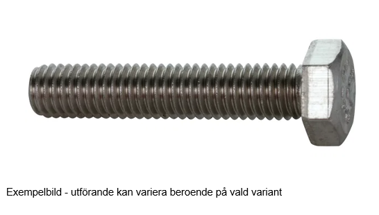 Bult rostfri - bult flera storlekar