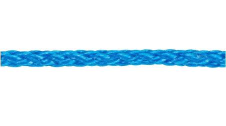 Flätat rep propen 6 MM blå - MAN640060
