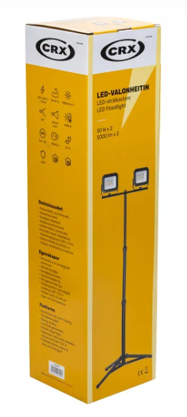 LED Strålkastare S. 2X50W/230V 4500K  2,5m kab - CRX34053