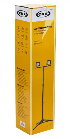 LED Strålkastare S. 2X30W/230V 4500K 2,5 m kabel. - CRX34033