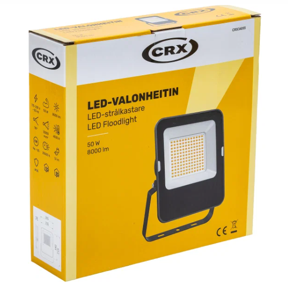 LED strålkastare S. 50W/230V 4500k 1,5m kabel - CRX34055