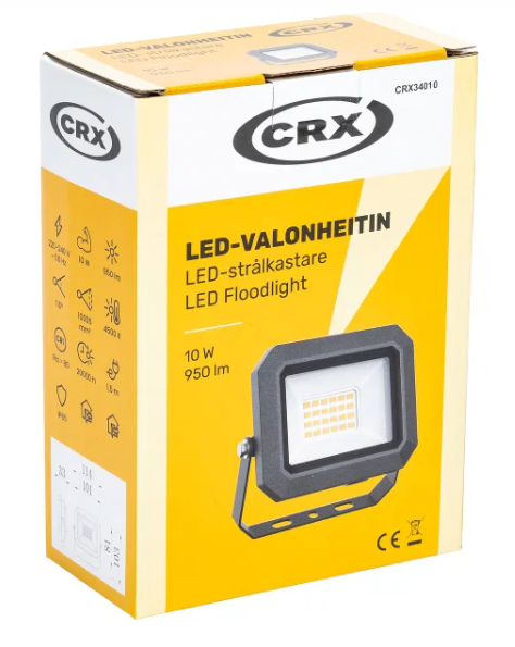 LED strålkastare S. 10W/230V 4500K 1.5m kabel - CRX34010