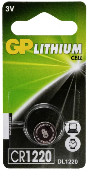 Knappcellsbatteri CR1220 Litium 3V - GPCR1220
