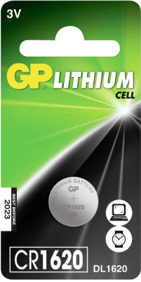 Knappcellsbatteri CR1620 Litium 3V 1st - GPCR1620