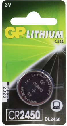 Knappcellsbatteri CR2450 Litium 3V 1st - GPCR2450