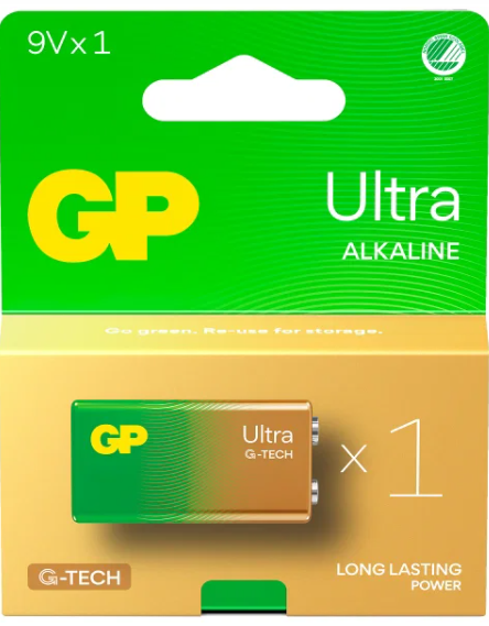 Batteri 6LF22 Ultra Alkaline G-Tech 9V 1st - GPG6LF22U