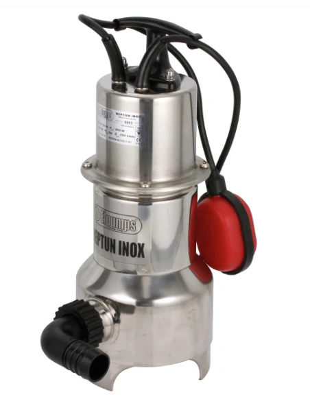 Dränkbar Smutsvattenpump INOX 800W 1 1/4