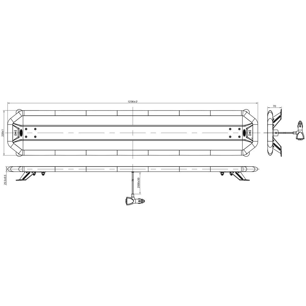 BLIXTLJUSRAMP LED AVERTI P1240 - ST04027
