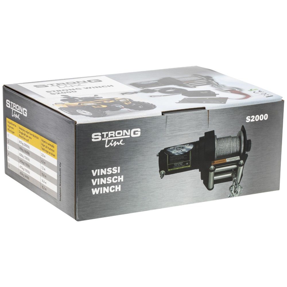STRONG VINSCH S2000 STÅLVAJER - ATW2001