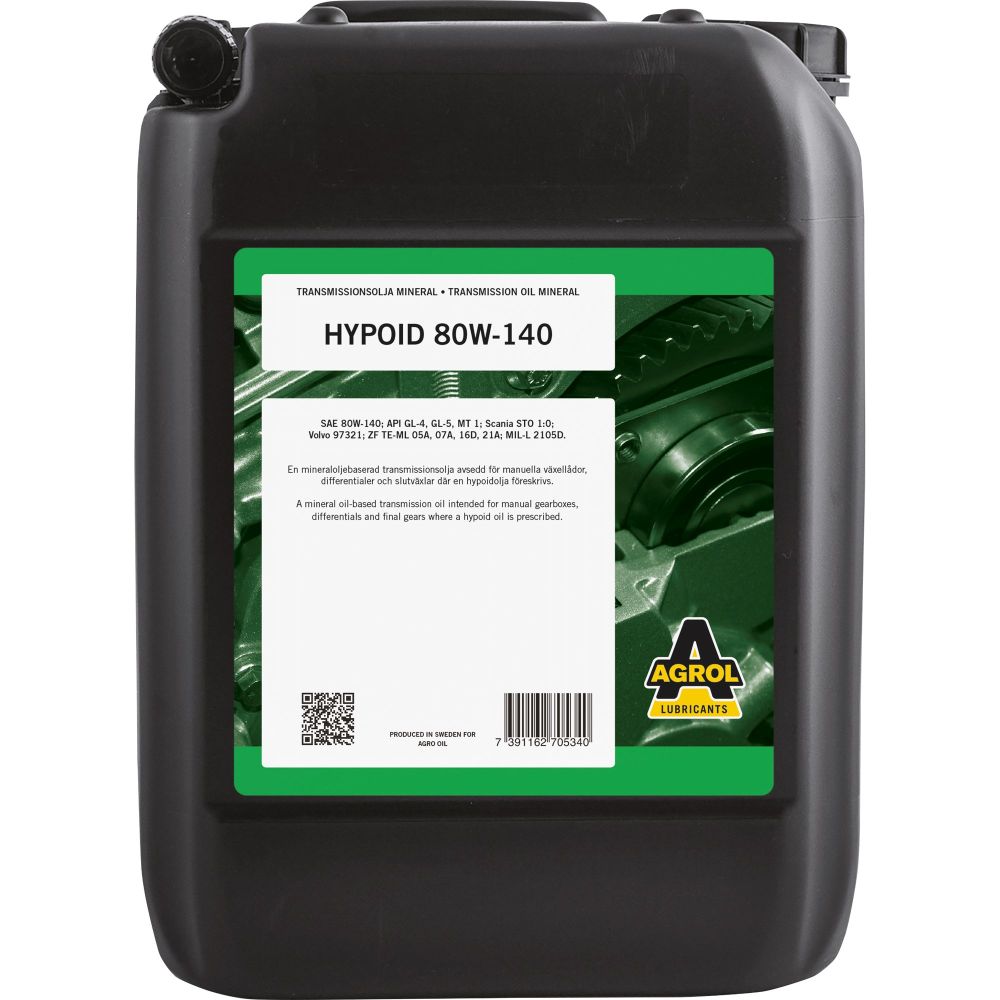 HYPOID 80W-140 AGROL 20L - 772820
