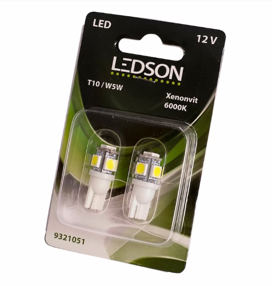 LEDSON T10 W5W SMD 12V XENONVIT - 9321051