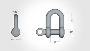 SCHACKEL M10 KLASS3 0,6TON - A773110