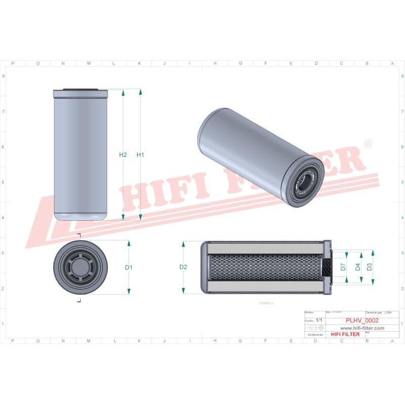 HYDRAUL FILTER SH66235  - SH66235