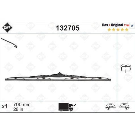 TORKARBLAD SWF 700MM M.SP.MUNST - S132705