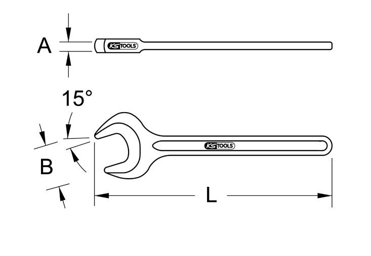 ENKEL U-NYCKEL 60X122X494MM - D5170560