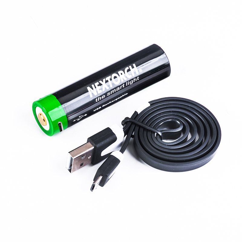 BATTERI 18650 MED LADDPORT - NEX-DC0084