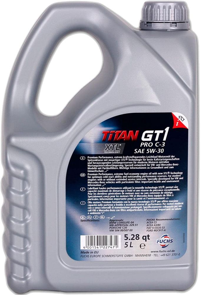 TITAN GT1 PRO C3 5W-30 XTL 5L - 602003577