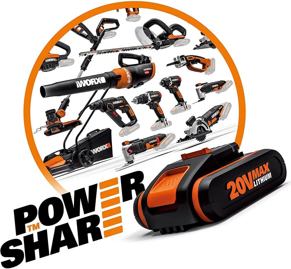 WORX SNABBLADDARE 20V 4A - WX086