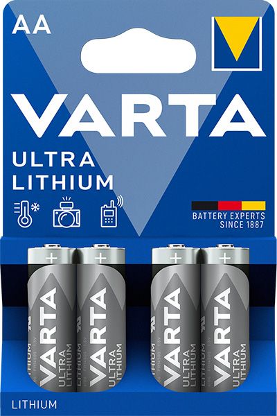 VARTA ULTRA LITHIUM AA 4ST - VAR-06106301404