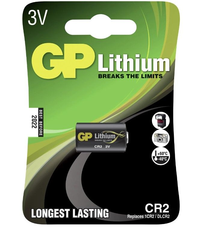 GP LITHIUM BATTERI FOTO 3V CR2 - GPCR2