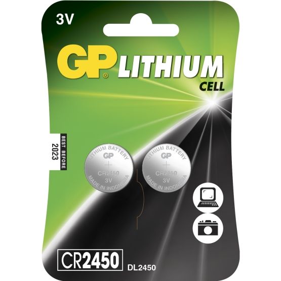 GP Knappcellsbatteri CR2450