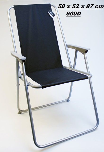 TÄLTSTOL SVART 58X52X87CM 600D3 - F6110