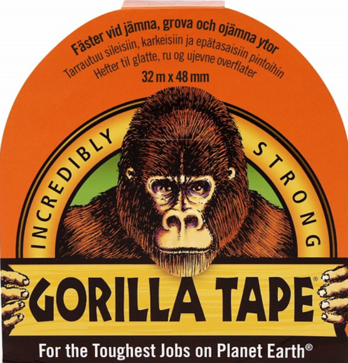 GORILLA TEJP SVART48MMX32M - GOR24603