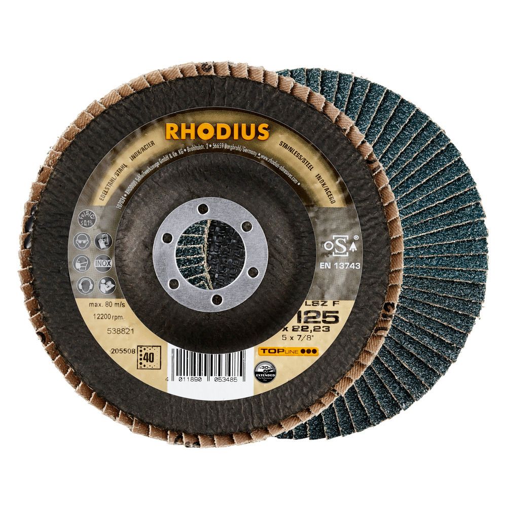 RHODIUS LSZF2 125X22,23 K80 ALPHA - 204021
