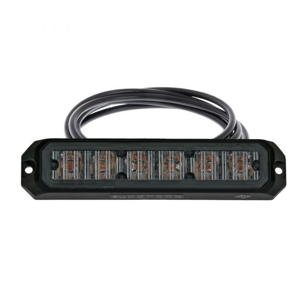 BLIXTLJUS 6LED R65 ORANGE 12/24 - 14-MS6E2-Y3