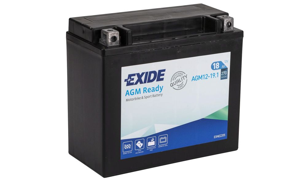 EXIDE MC AGM12-19.1 BATTERI - AGM12-19.1