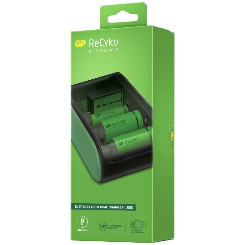 Batteriladdare universal AAA/AA/C/D/9V - GP202247
