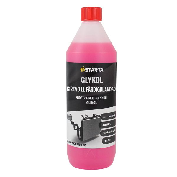Starta Glykol G12Evo Longlife, Färdigblandad 1L - 2084210
