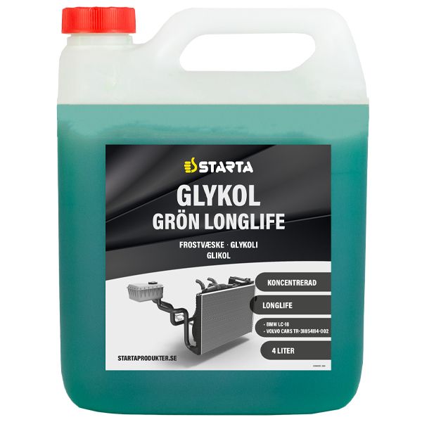 Starta Glykol Grön Longlife, 4L - 2085255