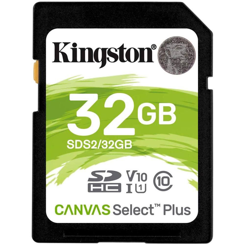 KINGSTON CANVAS SELECT PLUS SDHC 100MBS CLASS 10 32GB - MDF-165714