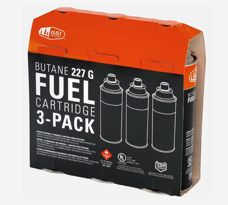 Butane 227g Fuel Cartridge 3-pack - 56026