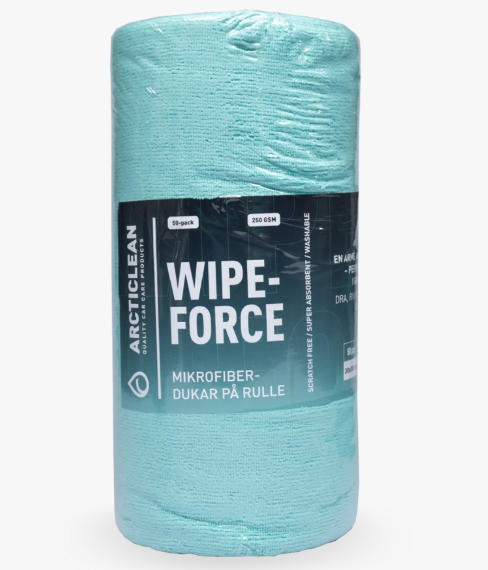 Wipe Force - mikrofiberdukar på rulle 250GSM - AC-WPFC