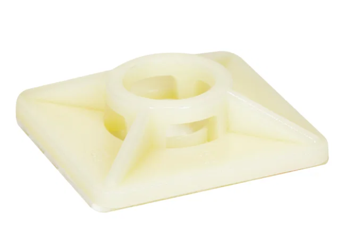 Buntbandsfäste vit 27 × 27 mm  - AM0078