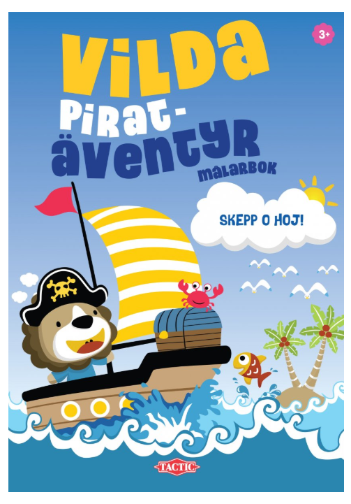 Målarbok - Vilda piratäventyr - 56295