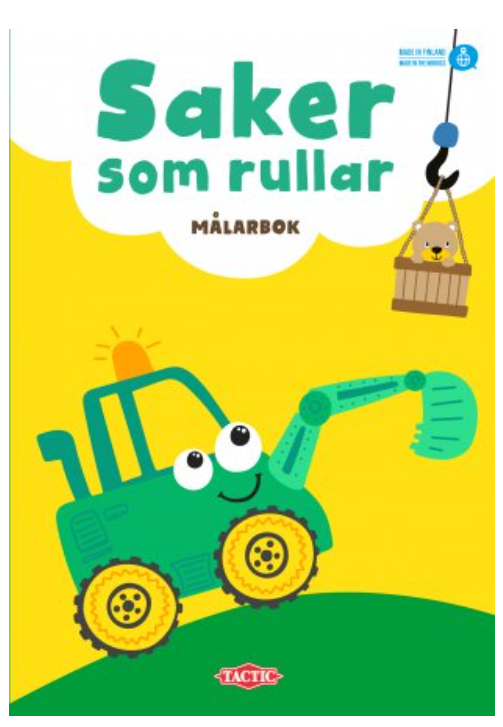 Målarbok - Saker som rullar - 56969