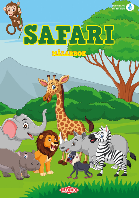 Målarbok - Safari - 59947