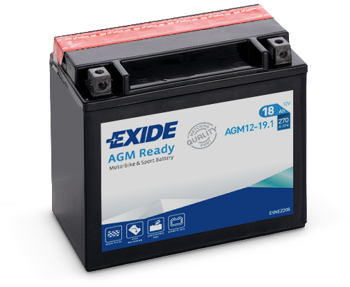 EXIDE MC BATTERI AGM12-19 18Ah - 4921