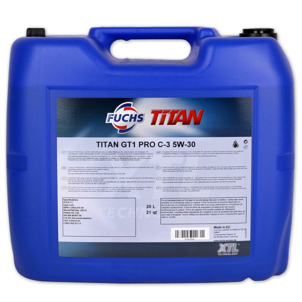 TITAN GT1 PRO C3 5W-30 XTL 20L - 601226380
