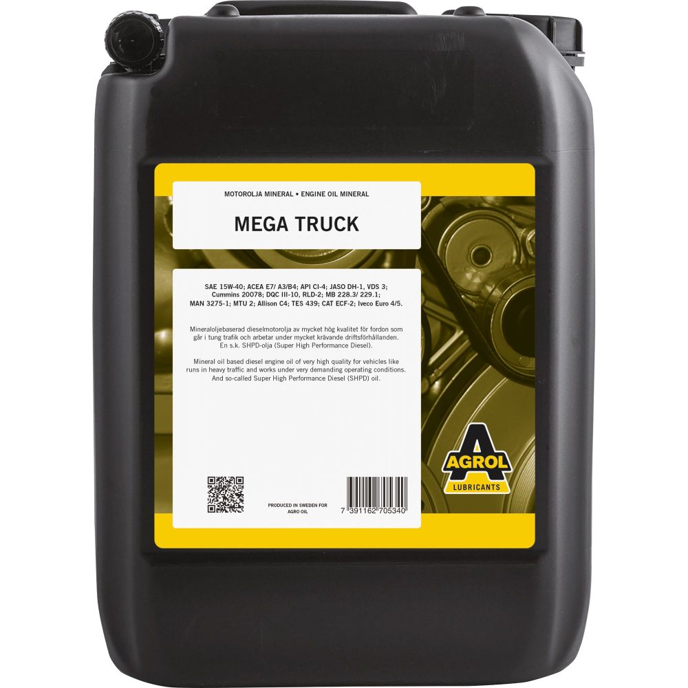 AGROL MEGA TRUCK 15W40 20L - 712720