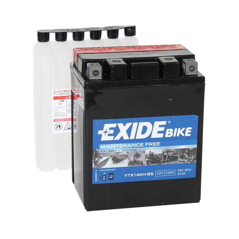 Exide MC ETX14AH-BS Batteri - ETX14AH-BS