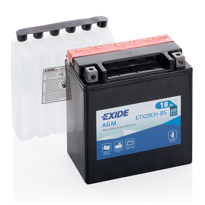 EXIDE MC BATTERI ETX20CH-BS - 4999